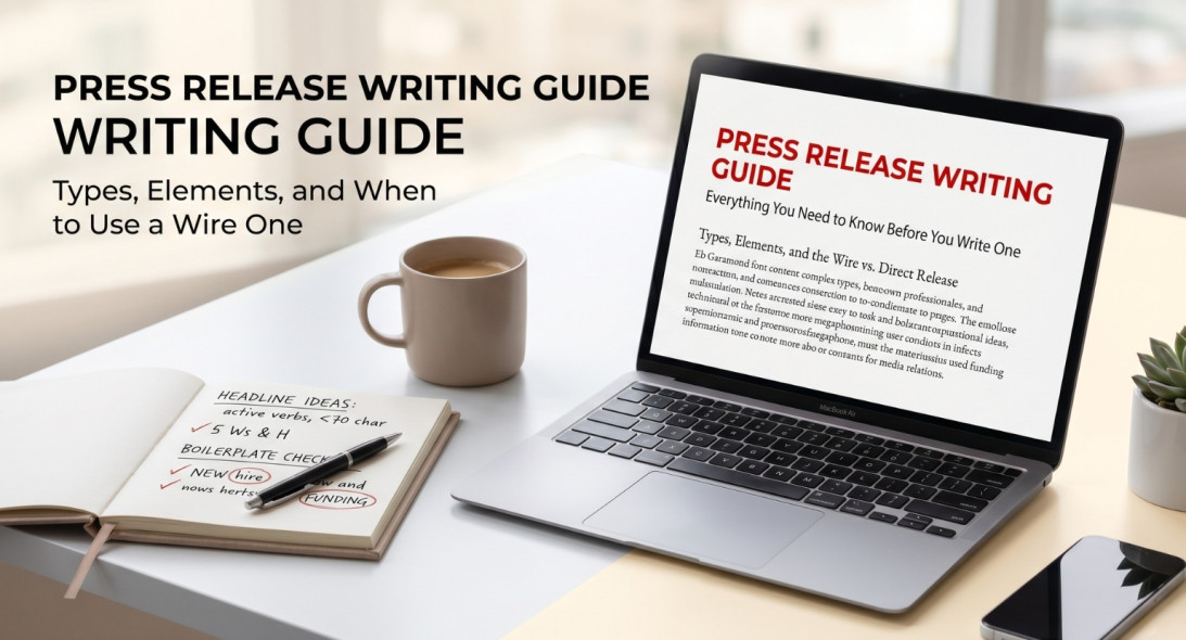 Press Release Writing Guide: Everything You Need to Know Before You Write One
